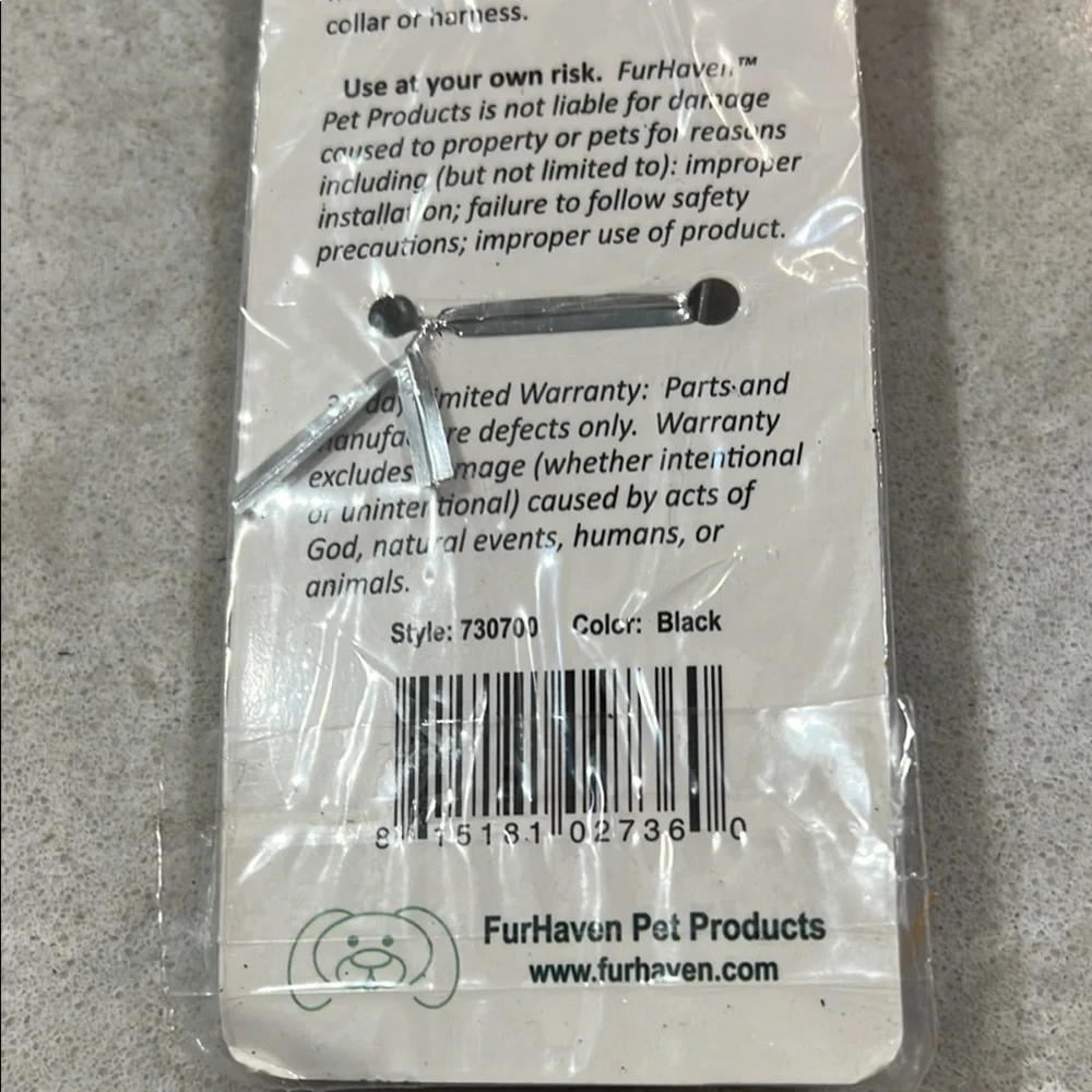 Adjustable Black Pet Seat Belt NIP